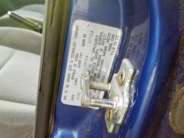 KL5JD52Z64K957556 - 2004 SUZUKI FORENZA S BLUE photo 10