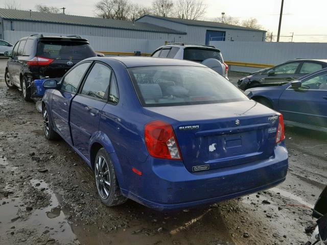 KL5JD52Z64K957556 - 2004 SUZUKI FORENZA S BLUE photo 3