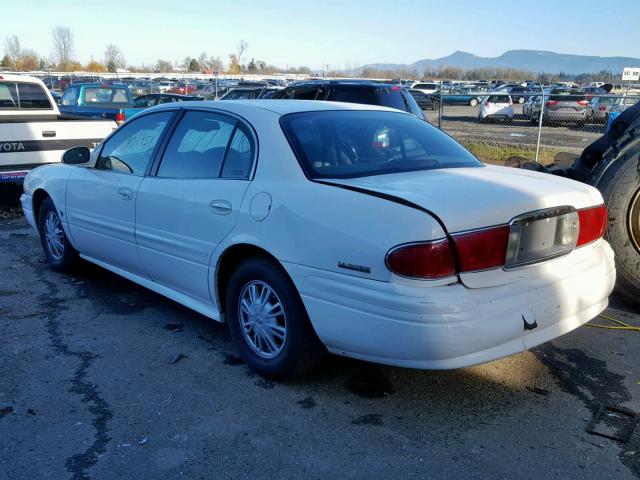 1G4HP54K624244198 - 2002 BUICK LESABRE CU WHITE photo 3