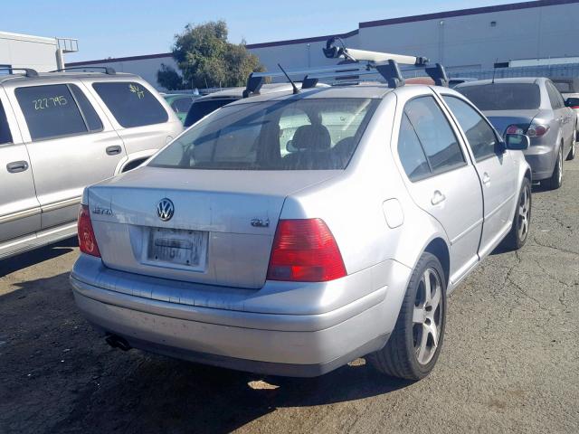 3VWVH69MX3M064536 - 2003 VOLKSWAGEN JETTA GLI SILVER photo 4