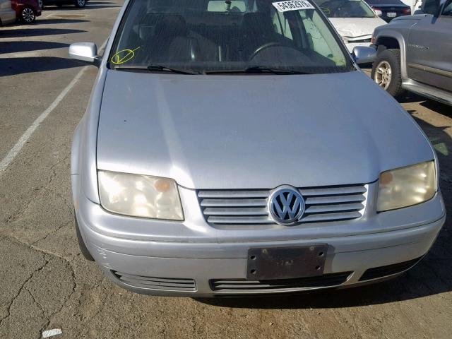 3VWVH69MX3M064536 - 2003 VOLKSWAGEN JETTA GLI SILVER photo 9