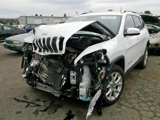 1C4PJLCB3GW171150 - 2016 JEEP CHEROKEE L WHITE photo 2