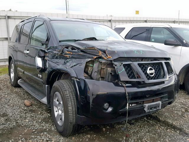 5N1AA08D58N623651 - 2008 NISSAN ARMADA SE BLACK photo 1