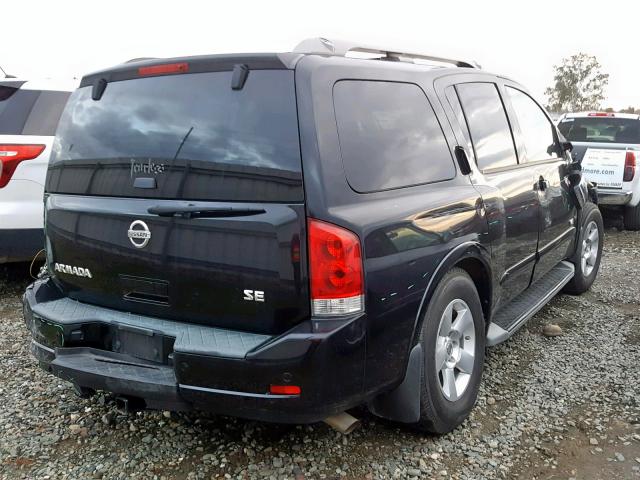 5N1AA08D58N623651 - 2008 NISSAN ARMADA SE BLACK photo 4