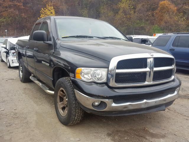 1D7HU18D83J654768 - 2003 DODGE RAM 1500 S BLACK photo 1