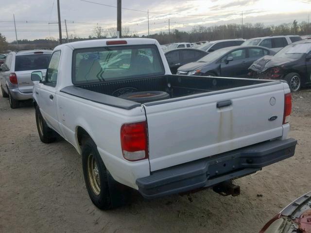 1FTYR10C5YTB20847 - 2000 FORD RANGER WHITE photo 3