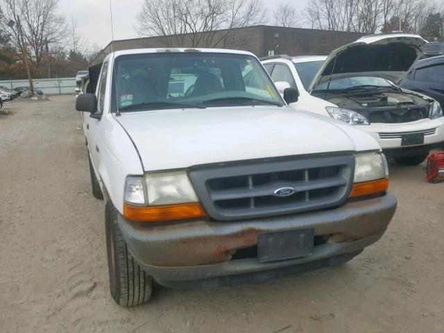 1FTYR10C5YTB20847 - 2000 FORD RANGER WHITE photo 9