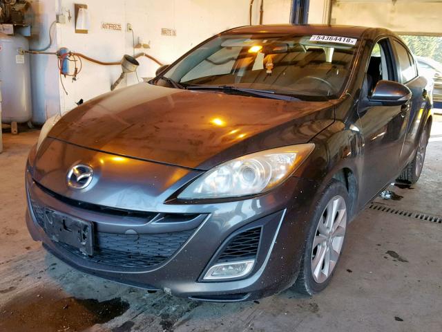 JM1BL1S67A1140694 - 2010 MAZDA 3 S CHARCOAL photo 2