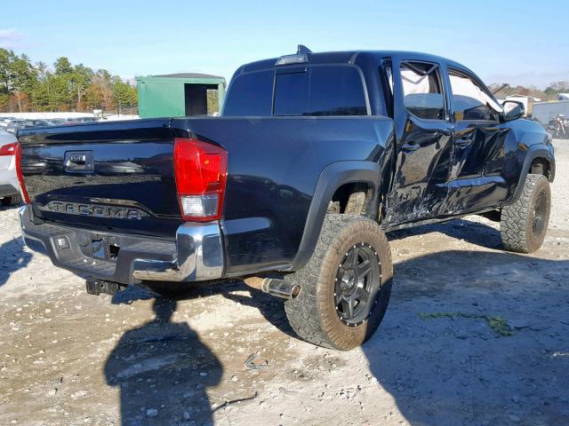 3TMCZ5AN2HM071977 - 2017 TOYOTA TACOMA DOU BLACK photo 4