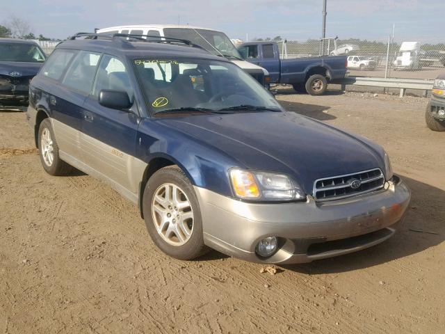 4S3BH6755Y7648149 - 2000 SUBARU LEGACY OUT BLUE photo 1