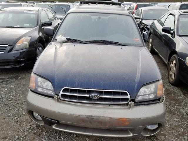 4S3BH6755Y7648149 - 2000 SUBARU LEGACY OUT BLUE photo 9