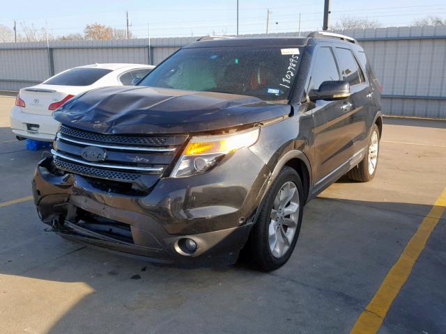 1FMHK7F81BGA42539 - 2011 FORD EXPLORER L BLACK photo 2