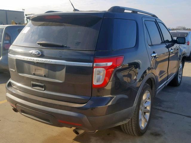 1FMHK7F81BGA42539 - 2011 FORD EXPLORER L BLACK photo 4