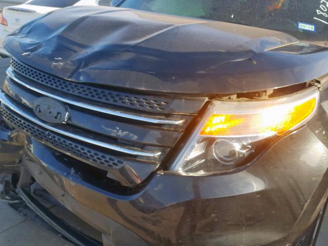 1FMHK7F81BGA42539 - 2011 FORD EXPLORER L BLACK photo 7