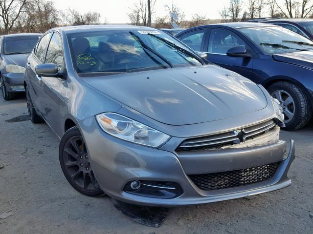 1C3CDFCH2DD194152 - 2013 DODGE DART LIMIT GRAY photo 1