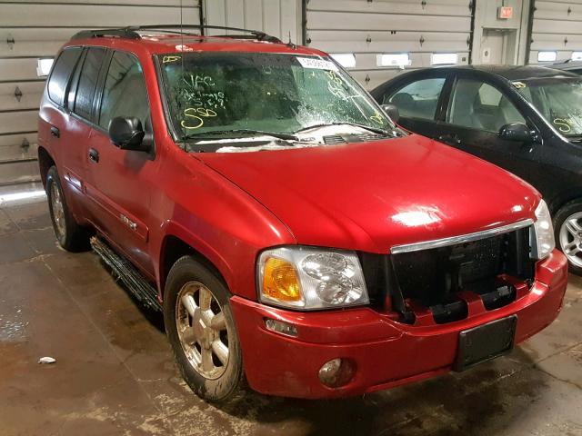 1GKDT13S642133288 - 2004 GMC ENVOY RED photo 1