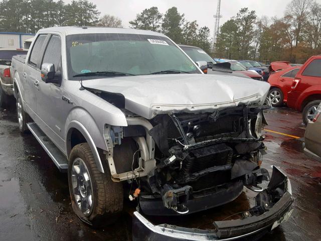 1FTFW1ET1EFC12427 - 2014 FORD F150 SUPER SILVER photo 1