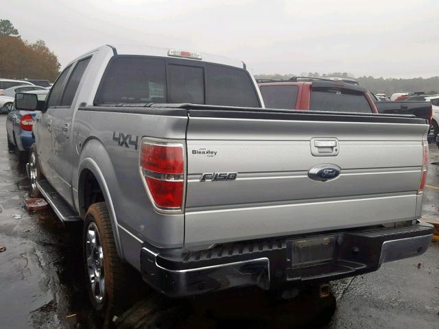 1FTFW1ET1EFC12427 - 2014 FORD F150 SUPER SILVER photo 3