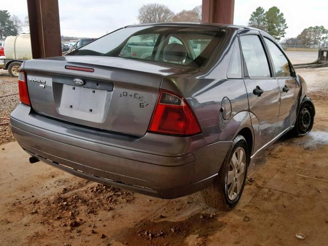 1FAFP34N17W315769 - 2007 FORD FOCUS ZX4 GRAY photo 4