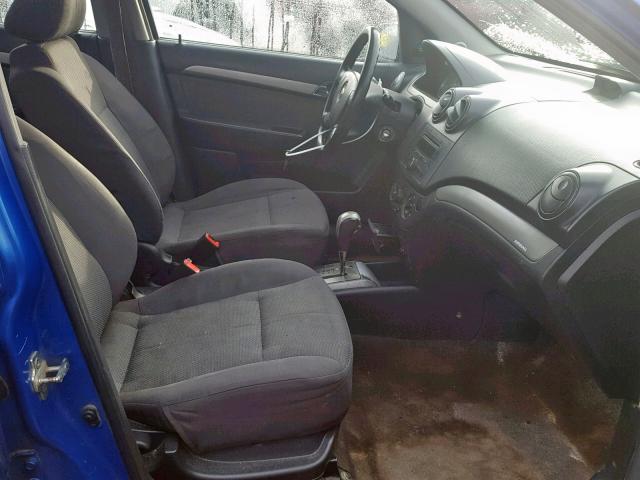 KL1TD56628B090463 - 2008 CHEVROLET AVEO BASE ლურჯი ფოტო 5