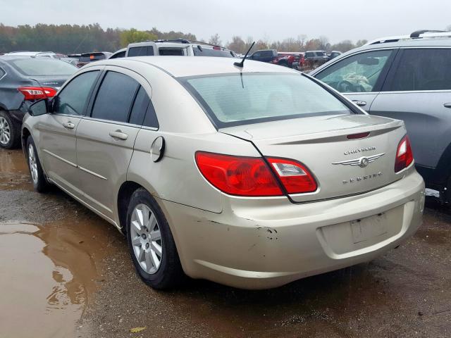 1C3LC46B89N527471 - 2009 CHRYSLER SEBRING LX GOLD photo 3