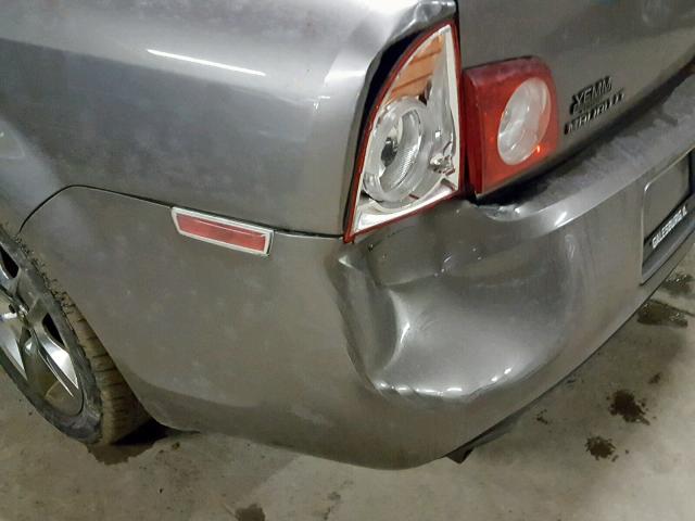 1G1ZC5E04A4124456 - 2010 CHEVROLET MALIBU 1LT ვერცხლისფერი ფოტო 10