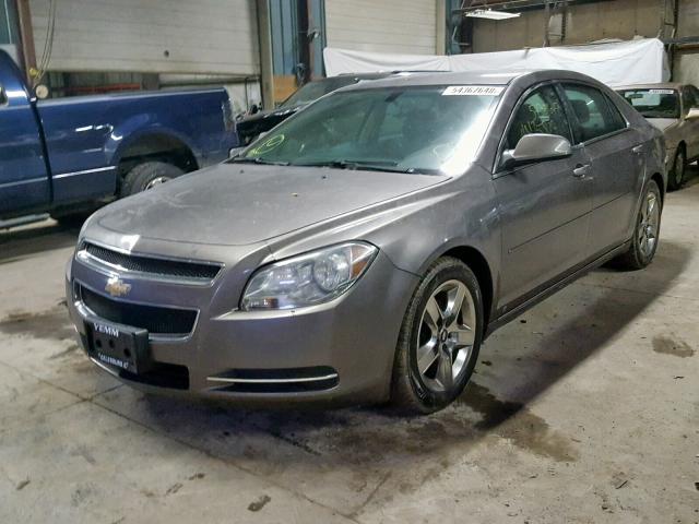 1G1ZC5E04A4124456 - 2010 CHEVROLET MALIBU 1LT ვერცხლისფერი ფოტო 2