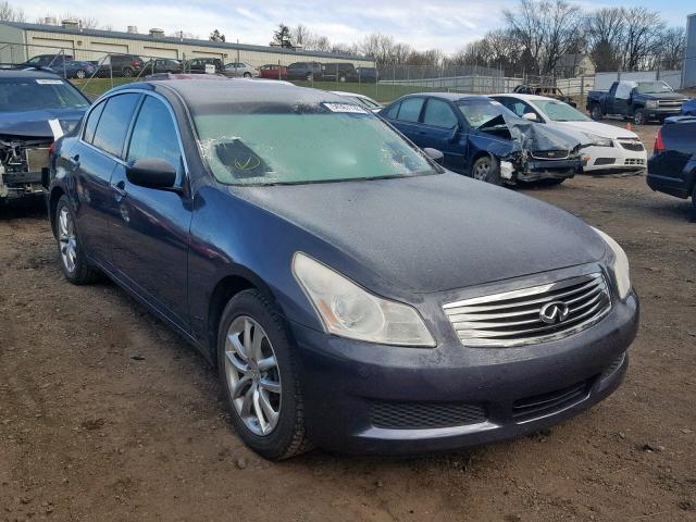 JNKCV61F49M361370 - 2009 INFINITI G37 BLUE photo 1