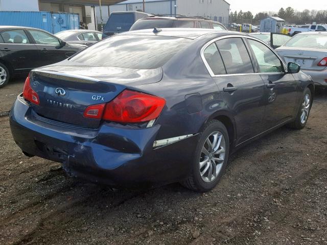 JNKCV61F49M361370 - 2009 INFINITI G37 BLUE photo 4