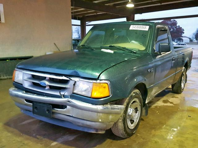 1FTCR10U6TPA84509 - 1996 FORD RANGER GREEN photo 2