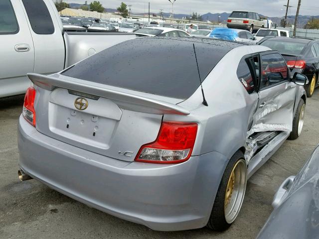 JTKJF5C75C3034049 - 2012 TOYOTA SCION TC ვერცხლისფერი ფოტო 4