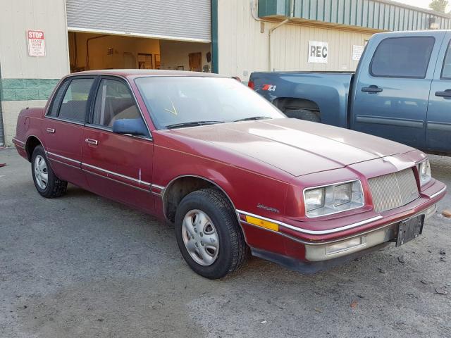 1G4NC54UXJM032421 - 1988 BUICK SKYLARK CU MAROON photo 1