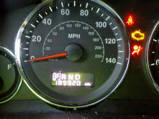 1J8HH48K38C164712 - 2008 JEEP COMMANDER 黑色 照片 8