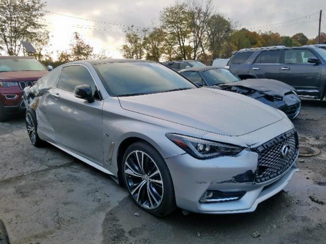 JN1EV7EL4JM391380 - 2018 INFINITI Q60 LUXE 3 SILVER photo 1