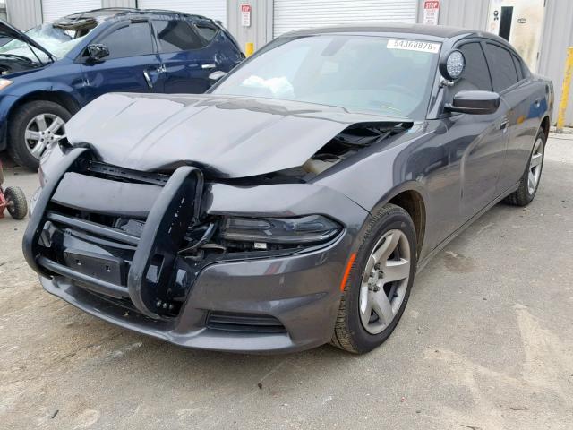 2C3CDXAT5GH228878 - 2016 DODGE CHARGER PO CHARCOAL photo 2