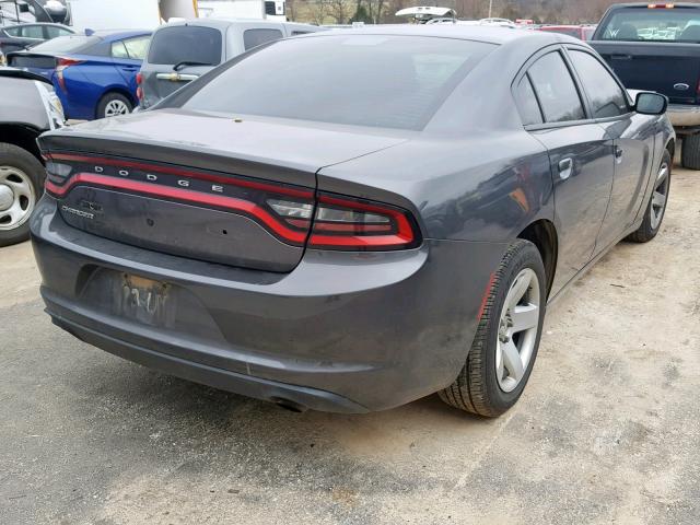 2C3CDXAT5GH228878 - 2016 DODGE CHARGER PO CHARCOAL photo 4