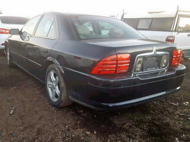 1LNHM87A5YY772944 - 2000 LINCOLN LS BLACK photo 3