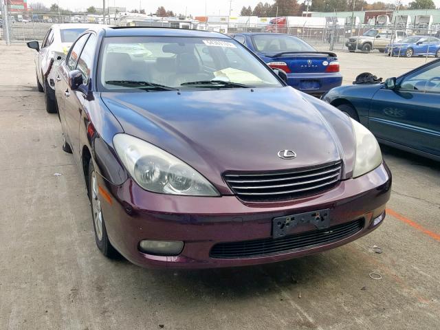 JTHBF30G225017716 - 2002 LEXUS ES 300 PURPLE photo 9