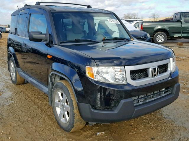 5J6YH28739L002615 - 2009 HONDA ELEMENT EX BLACK photo 1