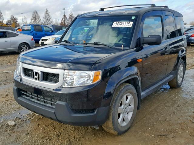 5J6YH28739L002615 - 2009 HONDA ELEMENT EX BLACK photo 2