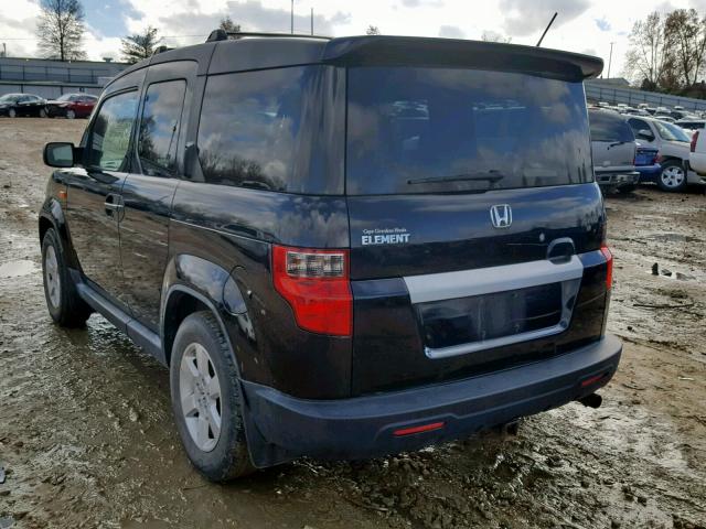 5J6YH28739L002615 - 2009 HONDA ELEMENT EX BLACK photo 3