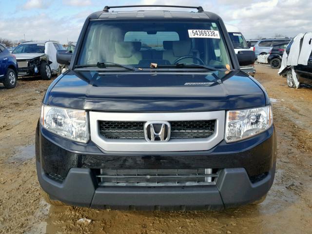 5J6YH28739L002615 - 2009 HONDA ELEMENT EX BLACK photo 9