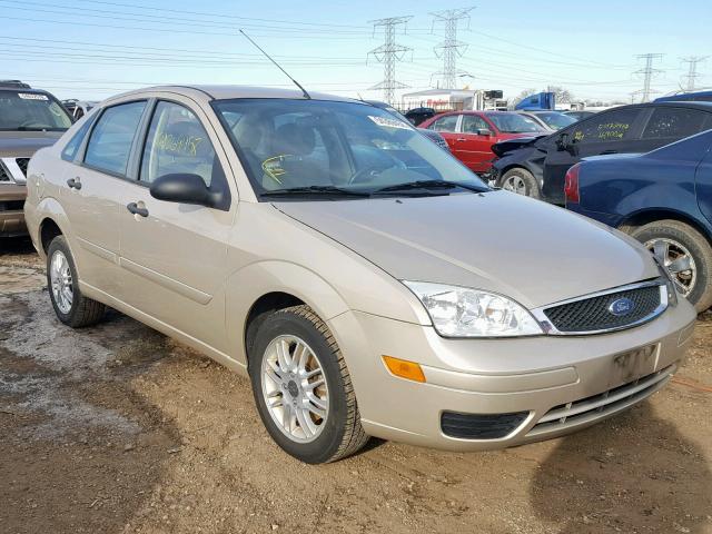 1FAFP34N07W254317 - 2007 FORD FOCUS ZX4 GOLD photo 1