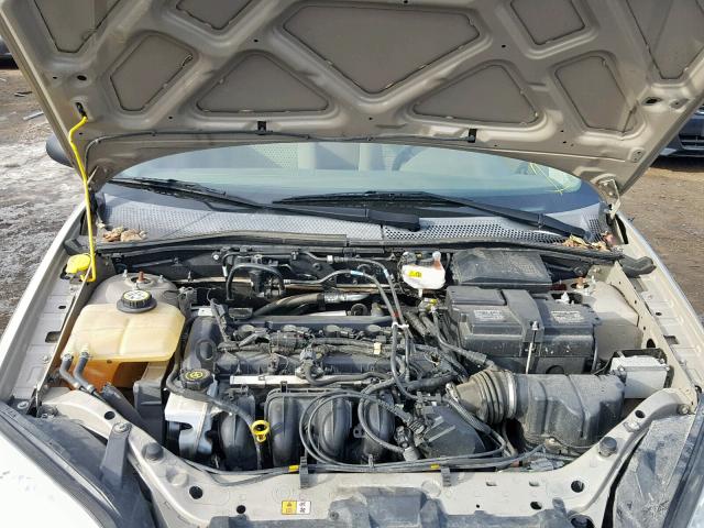 1FAFP34N07W254317 - 2007 FORD FOCUS ZX4 GOLD photo 7