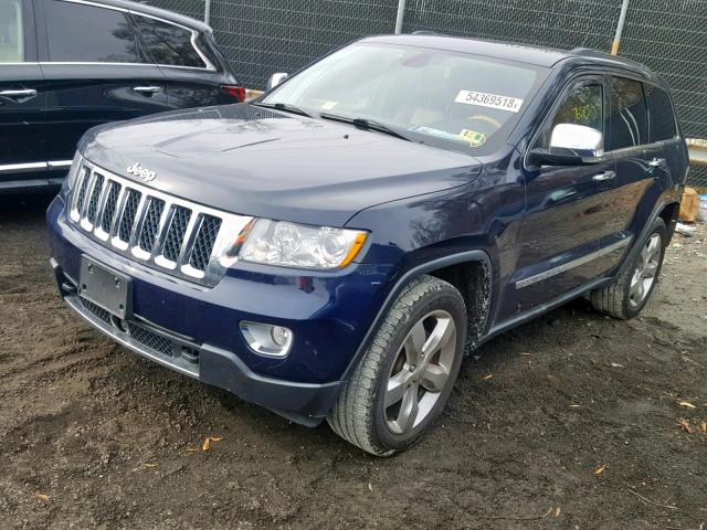 1C4RJFCG7CC272578 - 2012 JEEP GRAND CHER BLUE photo 2