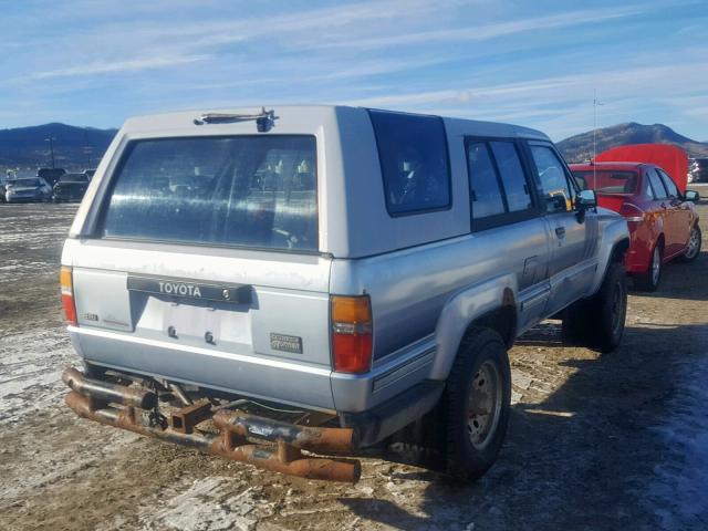 JT4RN62D9J0224977 - 1988 TOYOTA 4RUNNER RN BLUE photo 4