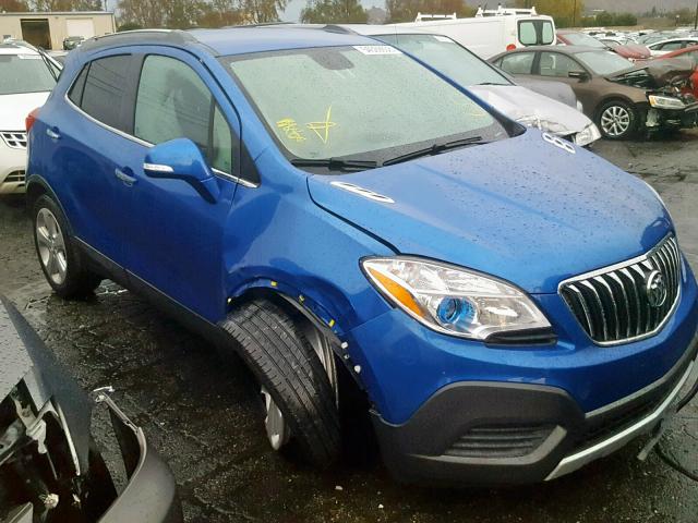 KL4CJASB6FB215243 - 2015 BUICK ENCORE BLUE photo 1