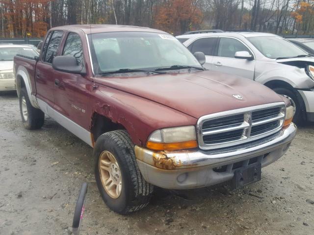 1B7GG2AN31S160797 - 2001 DODGE DAKOTA QUA RED photo 1