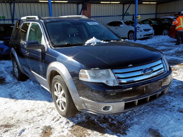 1FMDK02W78GA23495 - 2008 FORD TAURUS X S BLACK photo 1