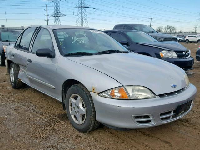 1G1JC524427443313 - 2002 CHEVROLET CAVALIER B SILVER photo 1